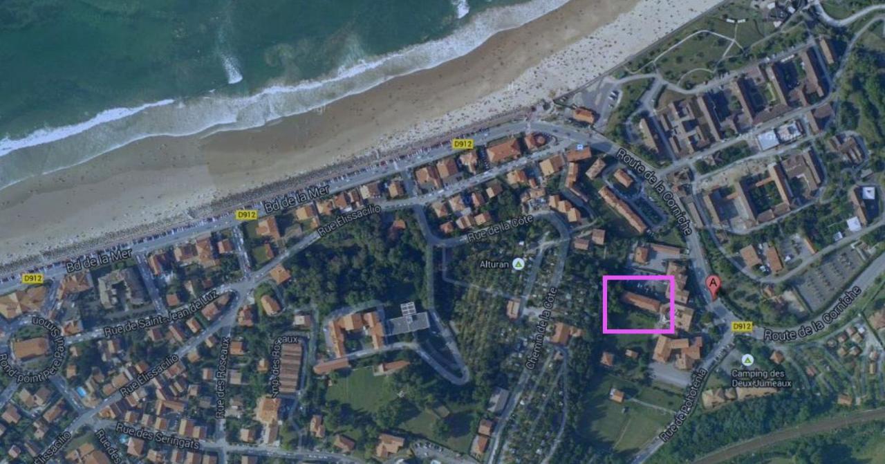 Appartement Lumineux, Avec Balcon, A 200M De La Plage Андай Экстерьер фото